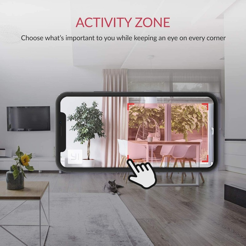 YI 2pc Security Home Camera Baby Monitor 1080p WiFi Smart Indoor Nanny IP Cam gallery