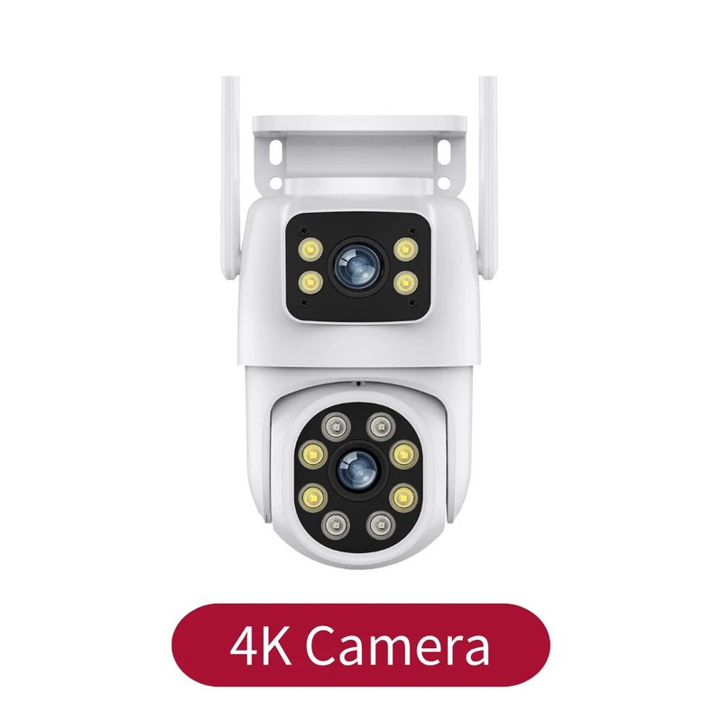 PTZ IP Camera Outdoor 6K HD WiFi Security Cameras Auto Tracking 4K CCTV Cameras