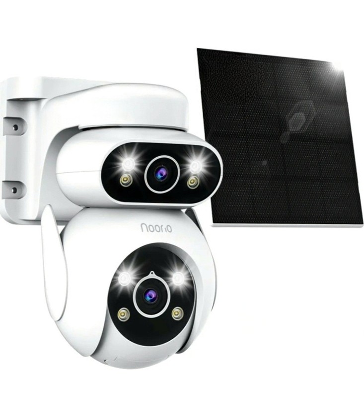4G LTE Security Camera Dual Lens 2K Pan/Tilt + Solar Panel Outdoor. No Wifi. gallery