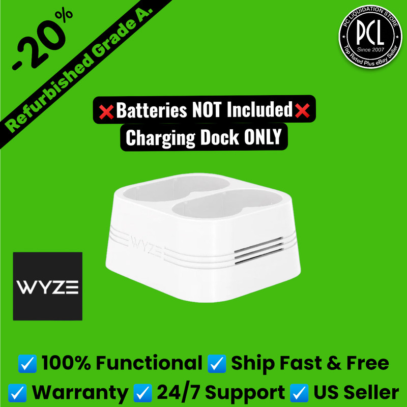 Wyze Battery Charging Dock for Wyze Removable Battery Pack [WYZEDBCD]