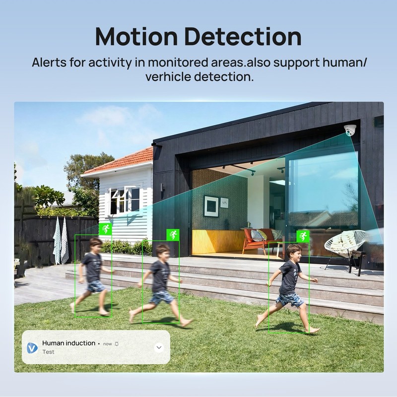 Vikylin 4K 8MP 5MP POE IP Camera Outdoor Full Color with Audio Onvif RTSP Home gallery