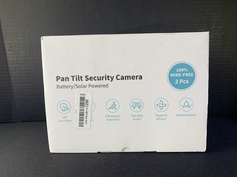 OCULVIEW 2K SOLAR SECURITY CAMERAS WIRELESS OUTDOOR DL201 - WHITE