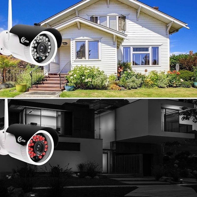 Wireless Security Camera System 1080P 4CH DVR 4 Cameras 1TB HDD Night Vision gallery