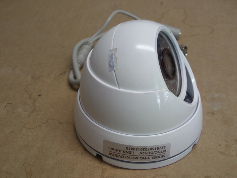 PRO-MC101DV3/2W Color Infrared CCTV Dome Camera Weatherproof 3.6mm Wide Angle gallery