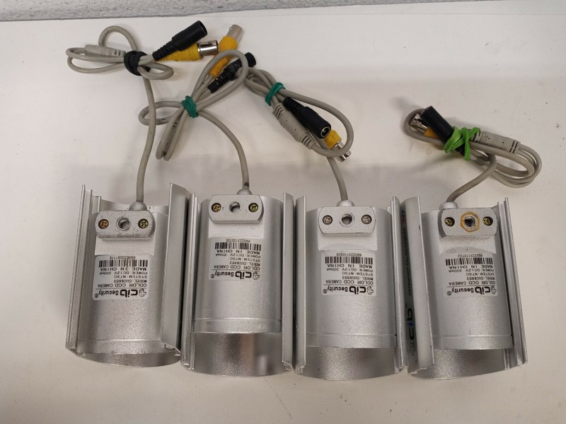 Lot of 4X CIB Security Surveillance Camera Model CUC8653 DC 12V 300mA gallery