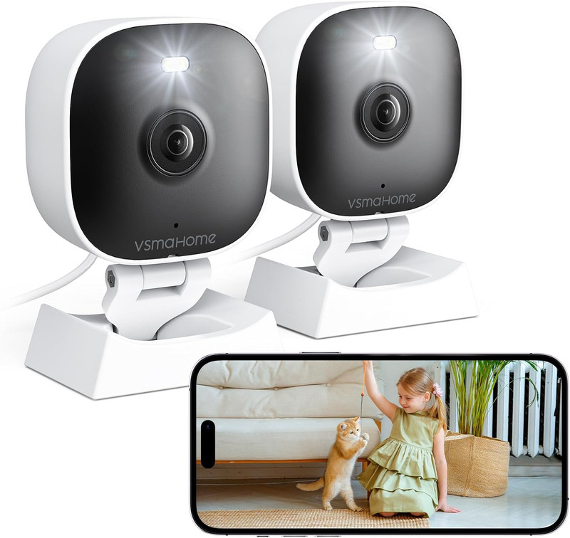 2K Cameras for Home Security Indoor/Outdoor,Inside Cameras for House/Baby/Elder/