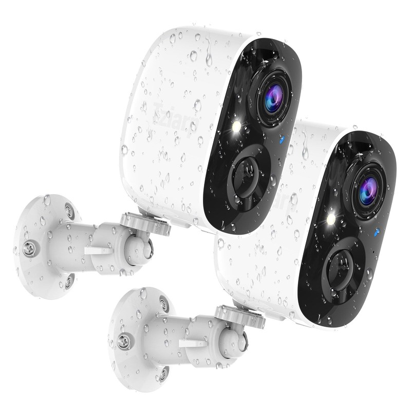 Security Cameras Wireless Outdoor,2K Indoor WiFi Wireless Cameras,Outside Bat…