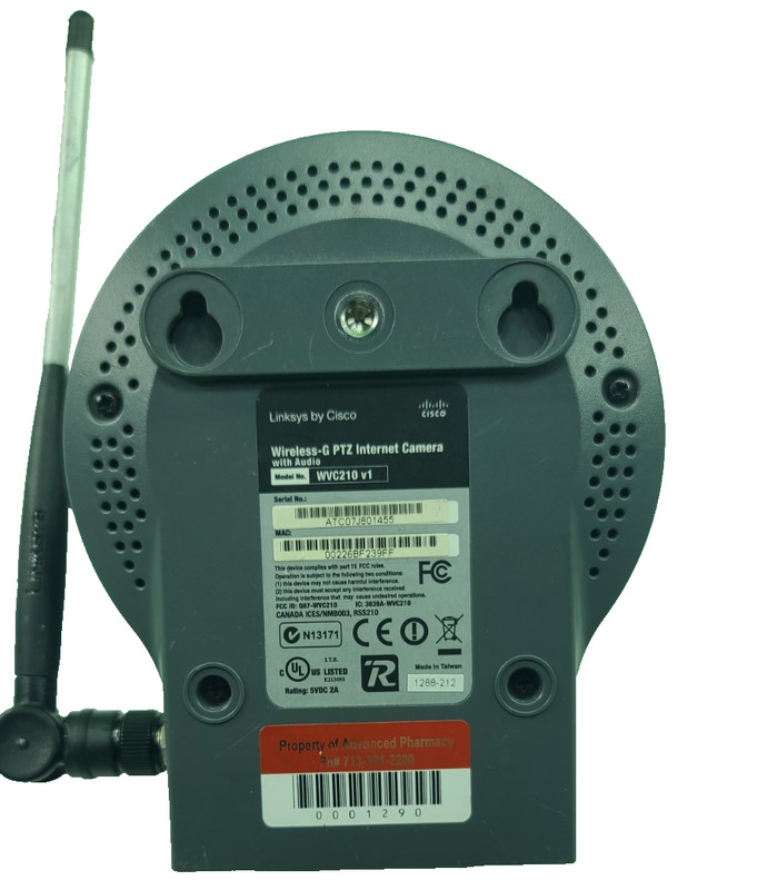 Linksys Cisco Wireless-G PTZ WVC210 v1 Internet Camera wITH Audio gallery