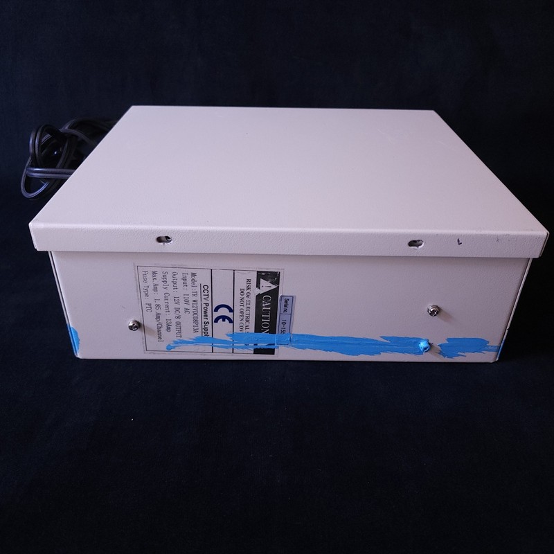 CCTV Camera DC Power Supply TR W-12VDC-8P/13A 110V 1.8 AMP/Channel PTC Fuse Type gallery