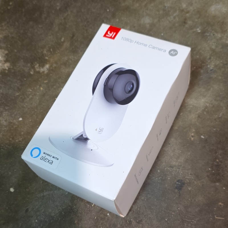 YI 1080p Home Camera AI Indoor Surveillance Wi-Fi Night Vision Alexa White gallery