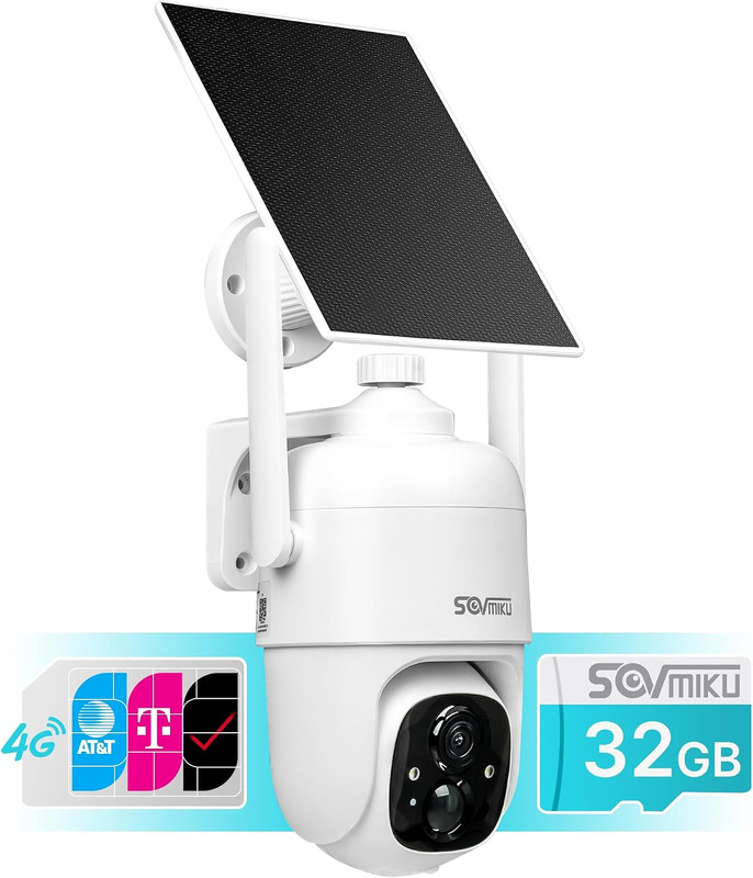 Vicohome 4G LTE Cellular Security Camera Wireless Outdoor