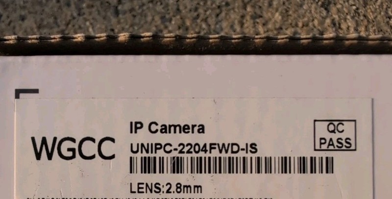 WGCC IP POE 2.8mm Dome Camera. ONVIF Compliant Network IP Camera. 2 Available. gallery