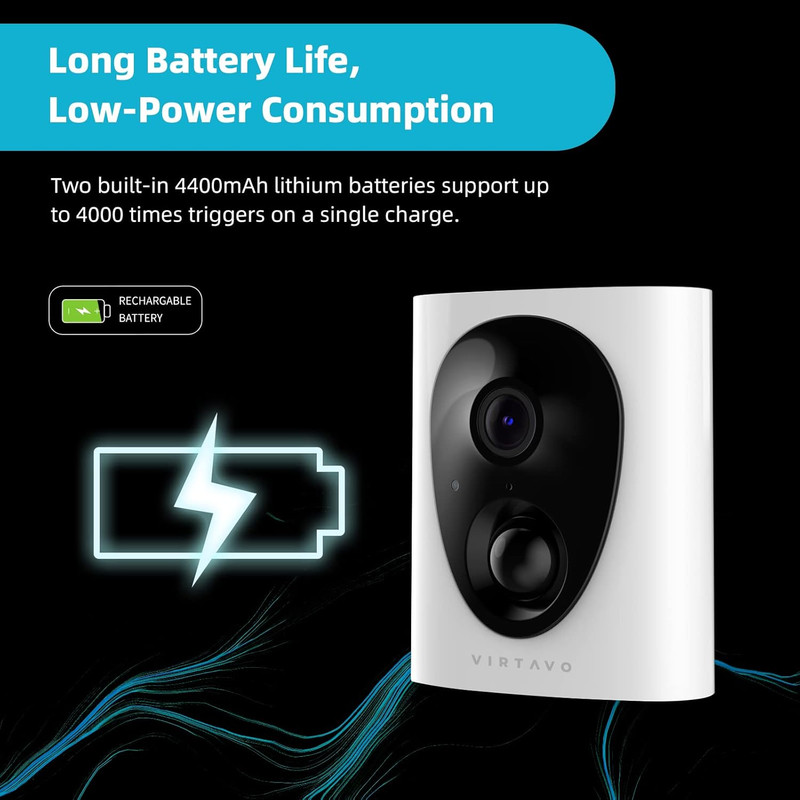 Security Cameras Wireless Outdoor, Battery Powered Starlight Color Night Vision gallery