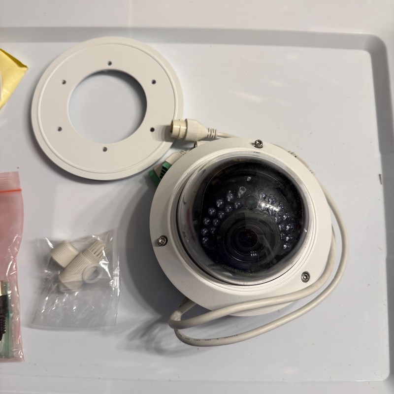 Clare Controls CV-M13D10-ODI Outdoor IP Dome Camera White PoE Night Vision