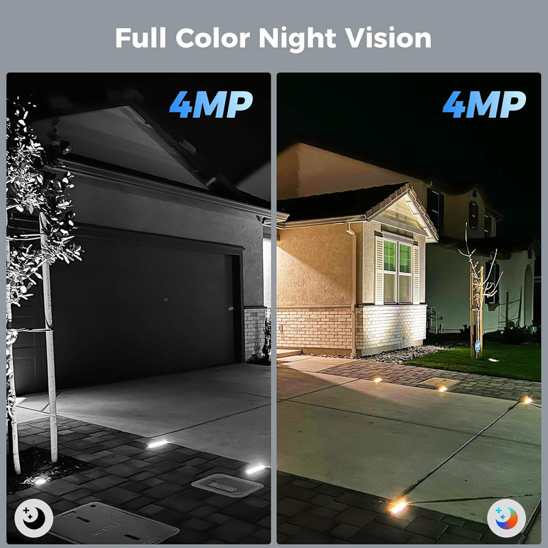 Solar Security Cameras Wireless Outdoor, Battery Powered 3K 4MP Surveillance Ind gallery