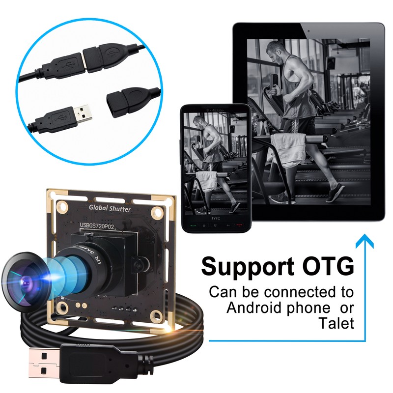 Global Shutter USB Webcam High speed 60fps Aptina AR0144 Monochrome USB Camera gallery