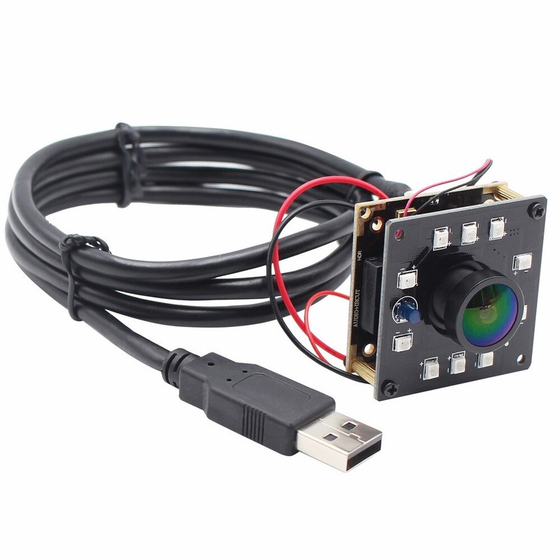 2MP H.264 30fps USB Camera Night Vision Video WebCamera Module w/ 170degree lens gallery