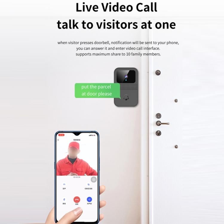 Smart Remote Home Night Vision Capture Monitoring Video Doorbell gallery