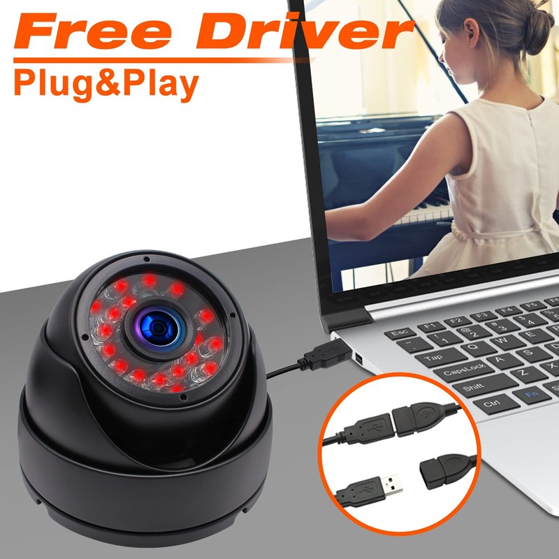 USB Dome 720P 30FPS Waterproof Night Vision with IR Cut & IR LED,USB Surveill... gallery