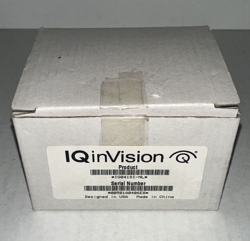 IQeye IQ-041 Security Camera Sealed Box IQ041SI-NI IQinvision NEW NOS gallery