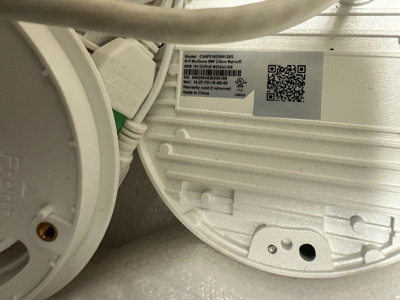 LTS CMIP3162NW-28S IP 6MP 2.8MM MATRIX IR MiniDome POE microSD gallery