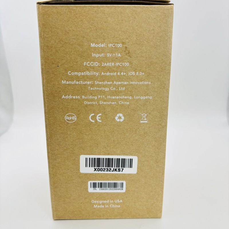 Nooie Cam 360 1080P Full HD Indor WiFi Smart 360° Pan Baby Monitor Security. New gallery