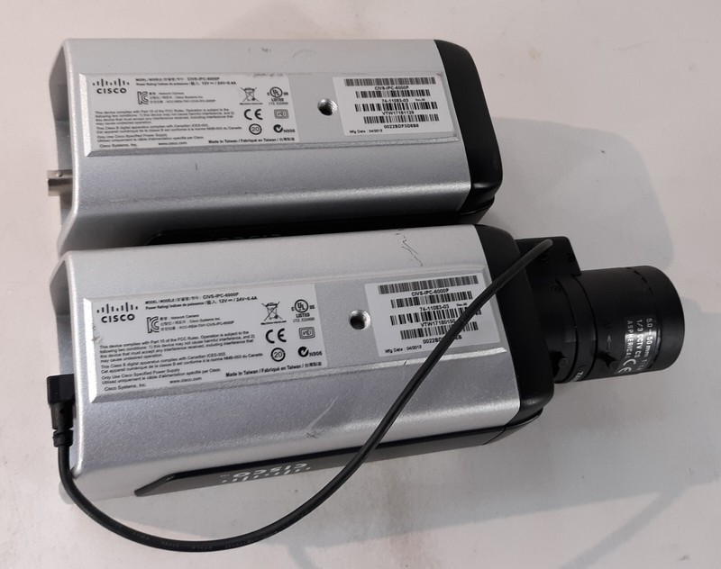Pair of Cisco CIVS-IPC-6000P Video Surveillance 6000P IP Camera w/ 5.0-50mm Lens gallery