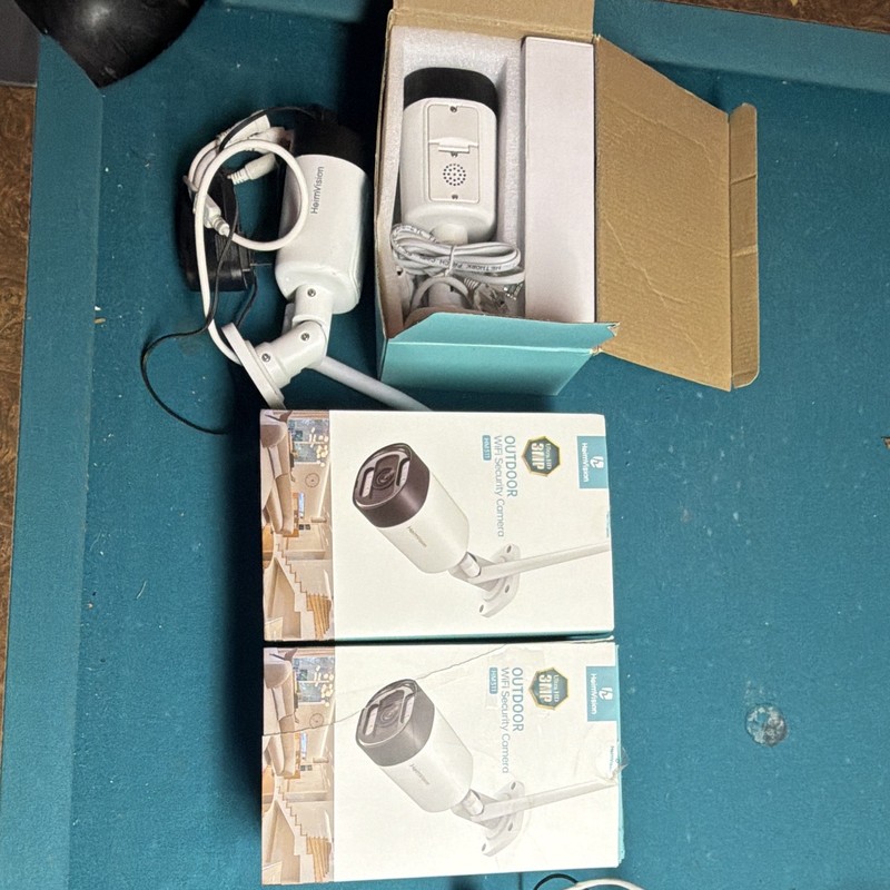 HeimVision HM311 Outdoor Weatherproof WiFi 3MP IP Cameras 2-Pack Alexa