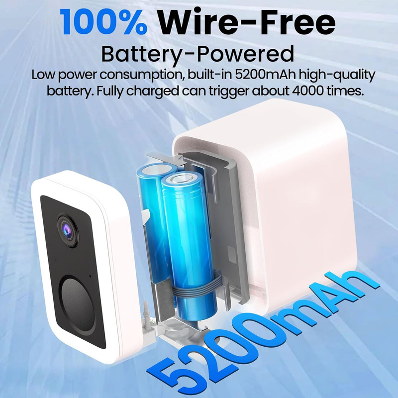 【2 Pack】Security Cameras Wireless Outdoor, No Subscription Outdoor Cameras Wirel gallery
