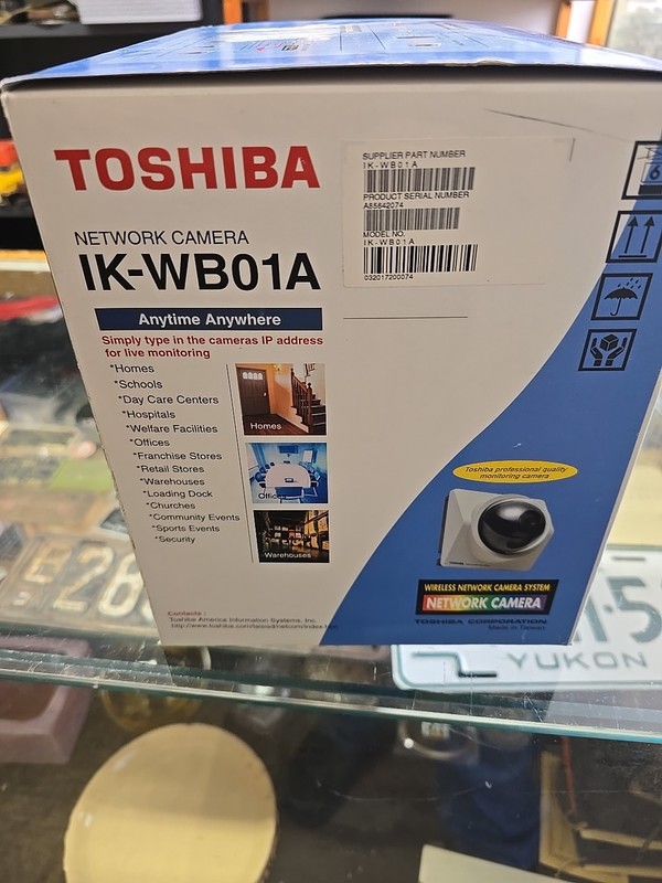 Toshiba IK-WB01A Wireless Network Security Camera brand new pack NEW. gallery