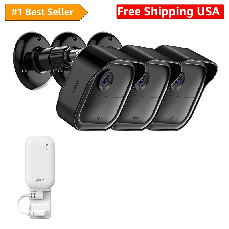 All-New Blink Outdoor Camera Surveillance Mount, 3 Pack Weatherproof Protecti…