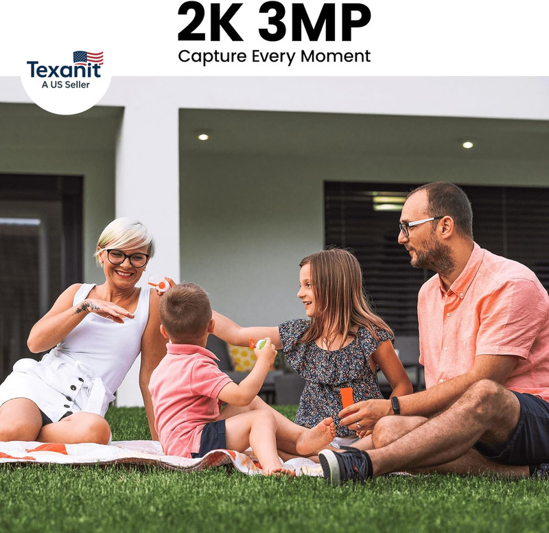 Cameras for Home Security-2K Wireless Security Camera Outdoor with AI Motion Det gallery