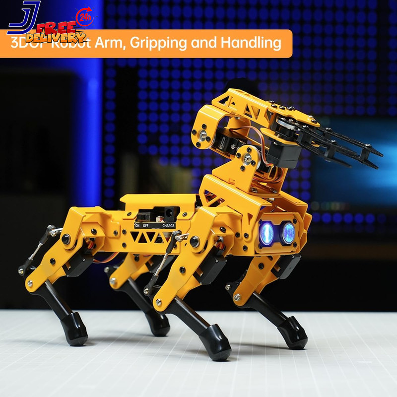 AI Vision & Voice Interaction Smart Robot Dog for Arduino Scratch Python with Ro gallery