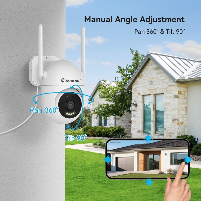 Jennov Wireless Security Camera Smart Night Vision Outdoor 2.4/5 G WiFi Cameras gallery