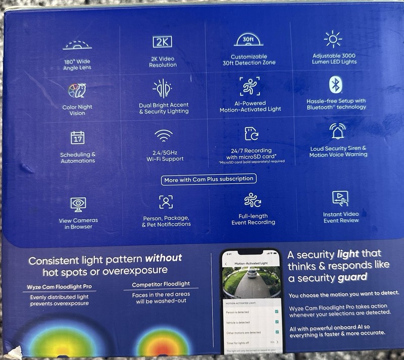 WYZE Floodlight Camera Pro Choice 3000-Lumen LEDs 2.5K HD Outdoor Smart Camera gallery