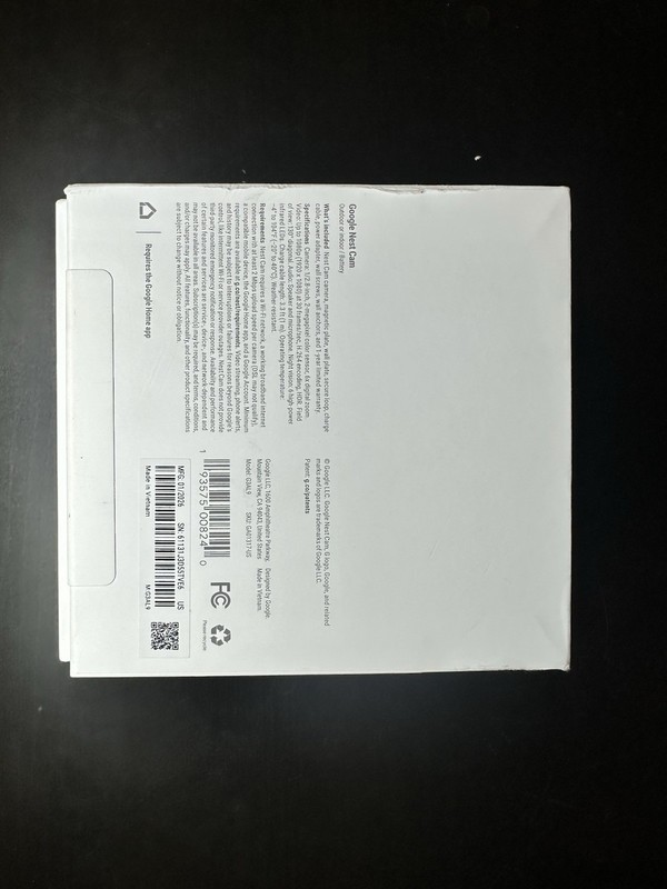 NEW IN BOX Google Nest Cam Indoor/Outdoor G3AL9 gallery