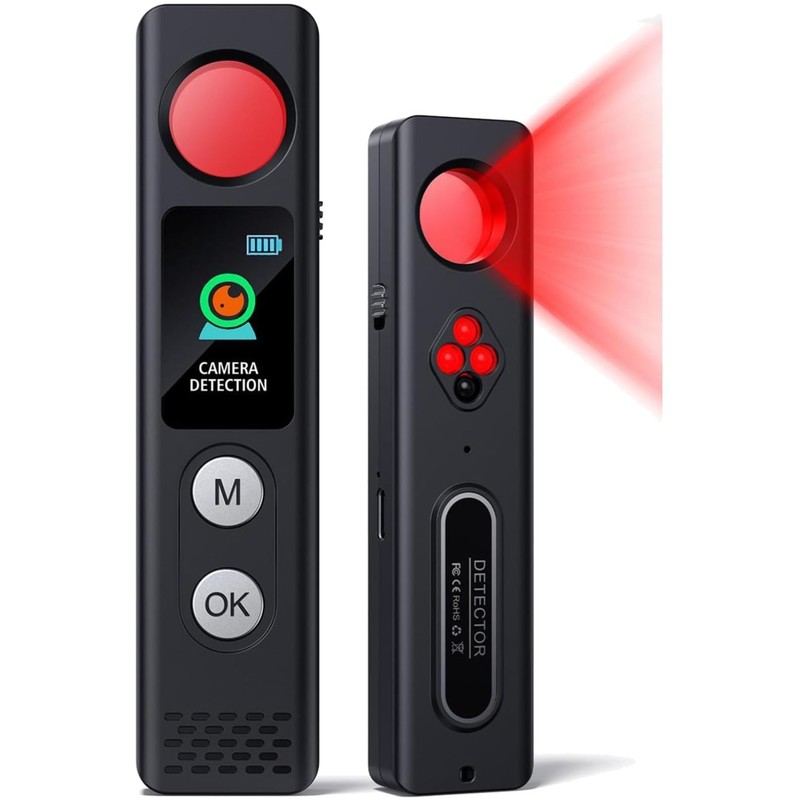 Compact Anti-Spy Camera Finder with Rechargeable Battery – Protect Your Space