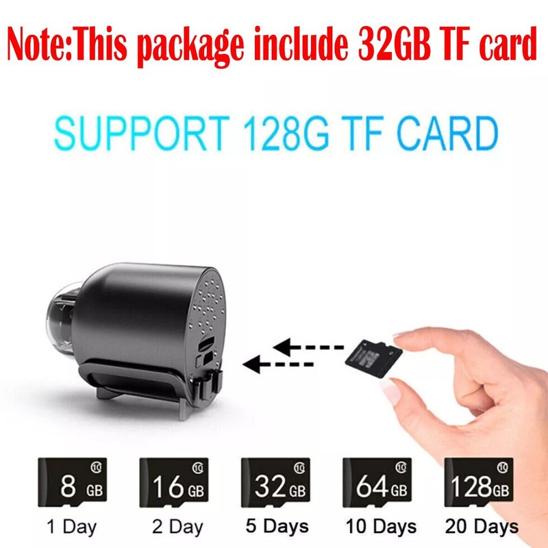 1080P Mini Camera CCTV WiFi HD IP Night Vision Camcorder Home Security Cam US gallery