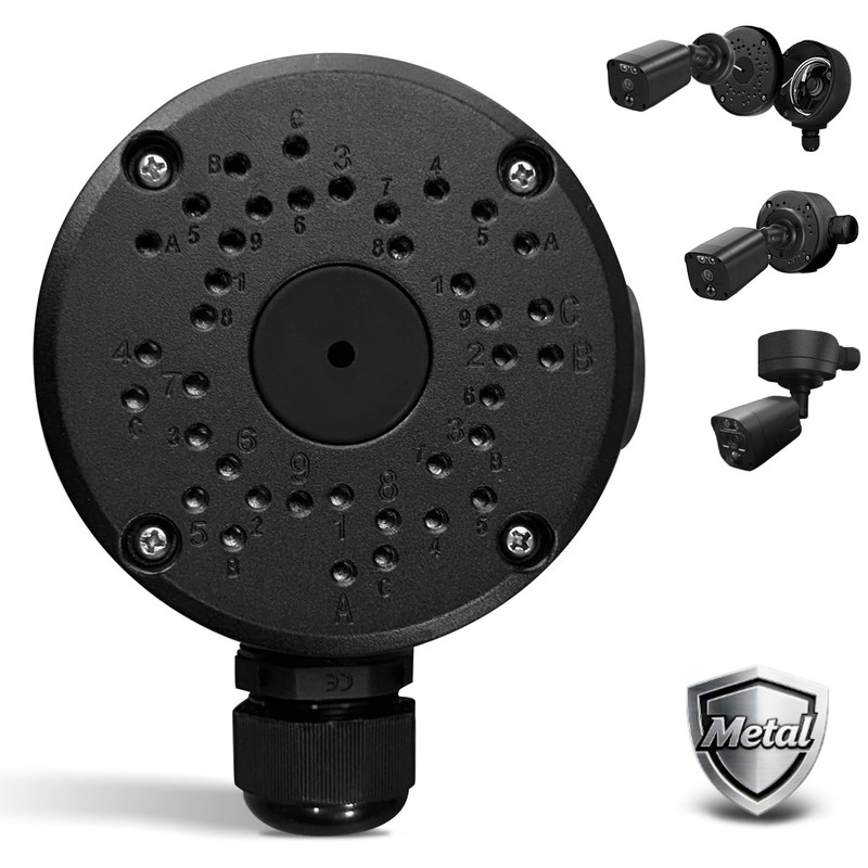 Metal Aluminum Waterproof Junction Box Mount Bracket Security Camera 1 PCS