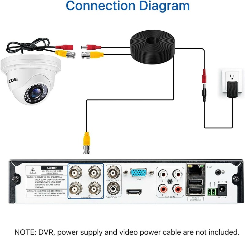Camaras de Vigilancia Seguridad Cámara Vision Nocturna Exterior Impermeable CCTV gallery