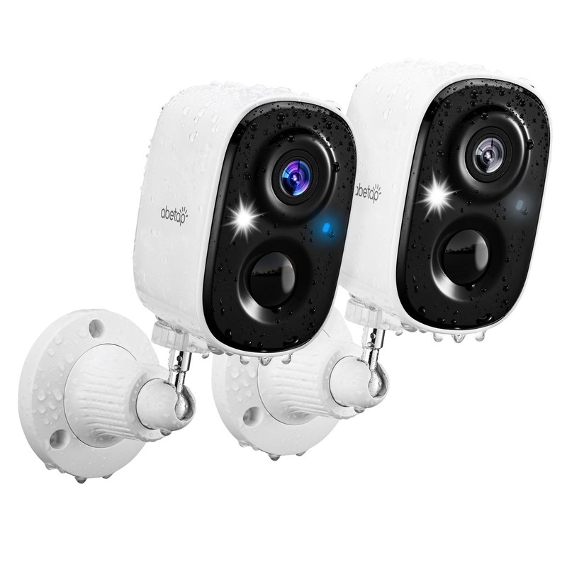 2K Wireless Security Cameras – Outdoor WiFi Security Cameras Color Night Visi…