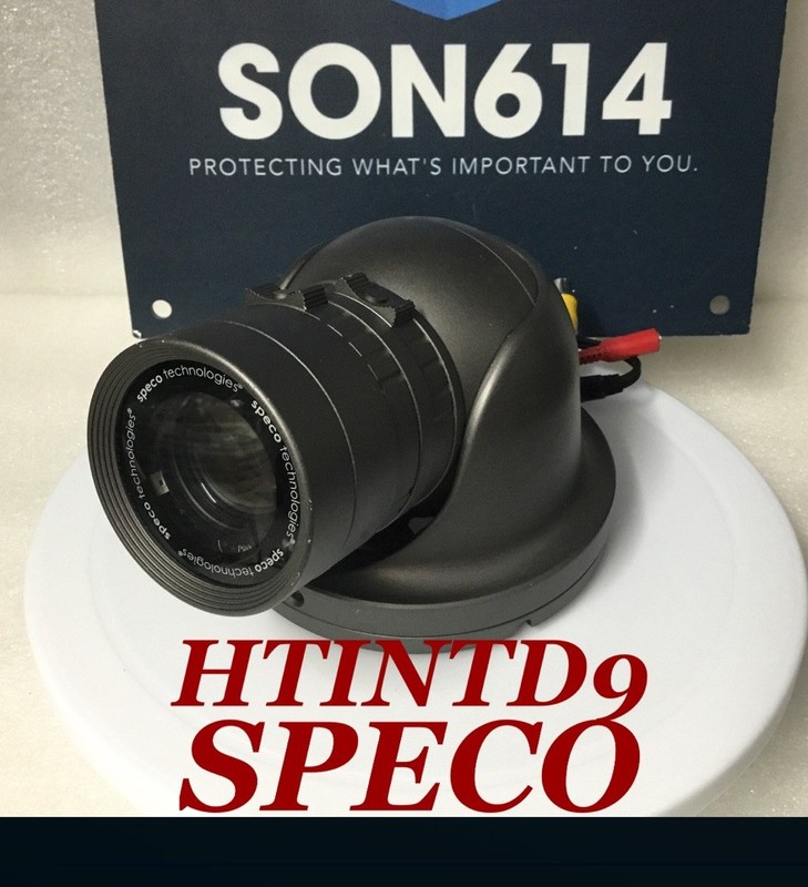 SPECO HTINTD9 Security Color Camera W/ 5-50mm 650TVL OSD Vandal-Proof TESTED!