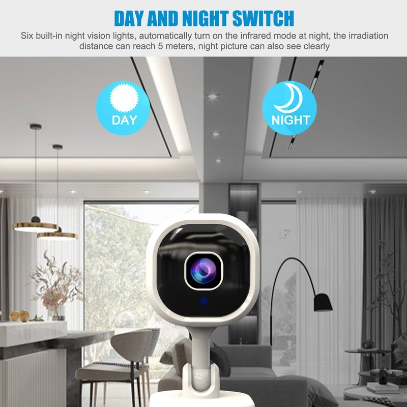 WiFi Camera 1080P 2.4GHz Two-Way Audio Night Vision For Home Office gallery