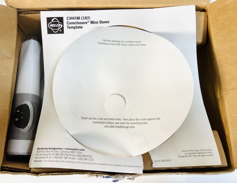 PELCO CAMCLOSURE IS90-CHV22 Indoor Versatile Mini-Dome Camera - BRAND NEW! gallery