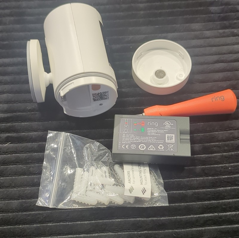 Ring Stick Up Cam Battery Wireless Security Camera, Alexa, 1080p, White gallery