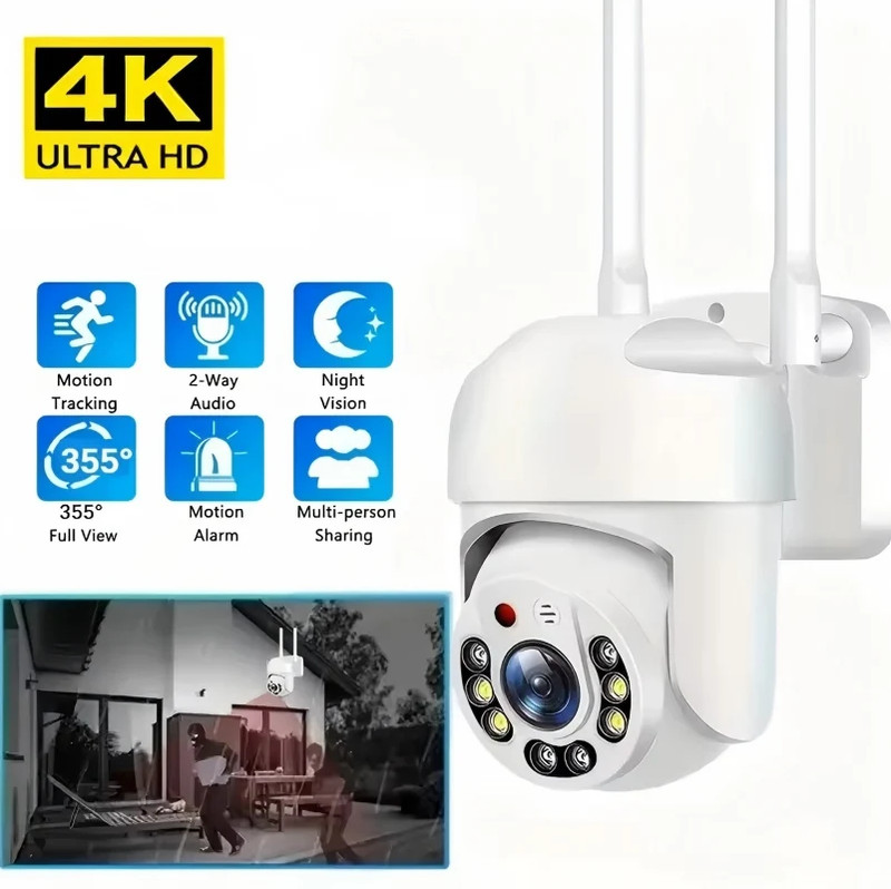 HD Outdoor Waterproof Surveillance Camera Full Color Infrared Night Vision Two-W gallery