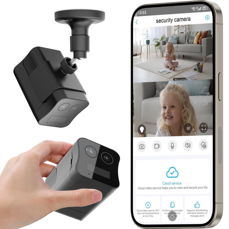 4G LTE Cellular Security Camera No WiFi Needed, Dual Lens Magnetic Cellular C…