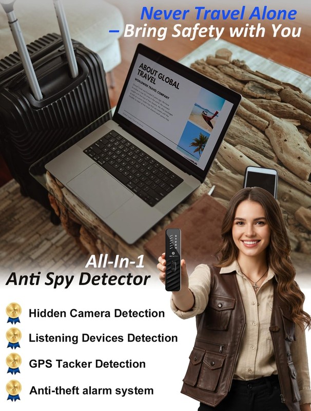 Hidden Camera Detectors, Anti Spy Bug Camera Finder & GPS Tracker Detector, A... gallery