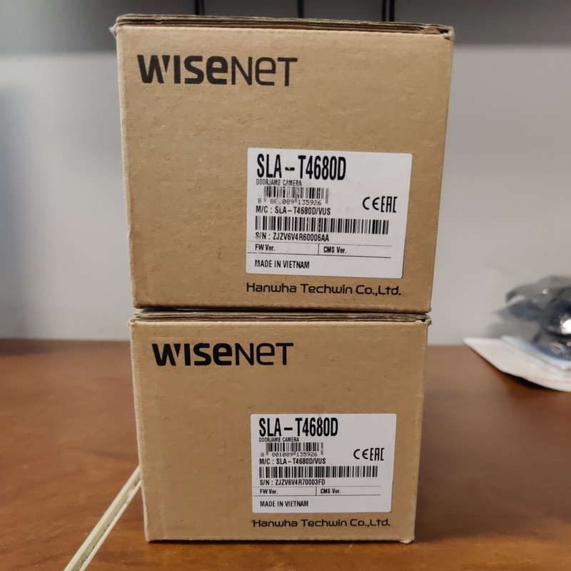 Hanwha Wisenet SLA-T4680D Door Jamb Lens Module Compatible with XNB-6001 Camera