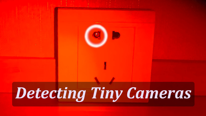 Portable Hidden Camera Detector - Infrared Bug Finder & Anti-Spy Alarm for Trave gallery